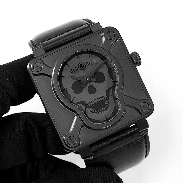 ベル&ロス 世界限定500本 BELL&ROSS エアボーン スカルフェイス ベル&ロス 世界限定500本 BELL&ROSS エアボーン スカルフェイス
