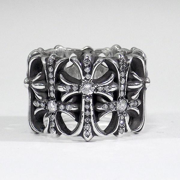 Chrome Hearts セメタリークロスリング CHROME HEARTS（クロムハーツ） セメタリークロスリング ダイヤモンド