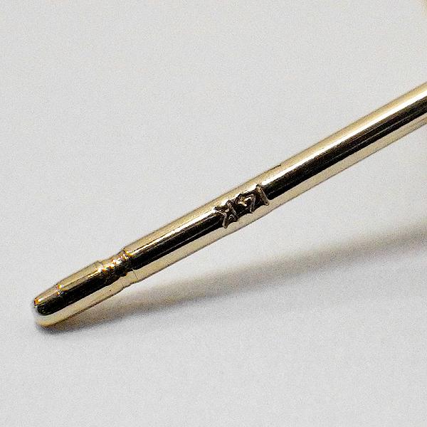 CHROME HEARTS クロムハーツ 22K ピアス NO2 CHクロス スタッド CHROME HEARTS クロムハーツ 22K ピアス NO2 CHクロス スタッド