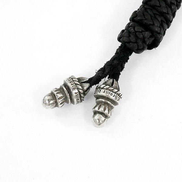 ●CHROME HEARTS クロムハーツ レザーブレード ボロチップ 革紐 クロムハーツタイニーレザーブレードボロチップ|クロムハーツ
