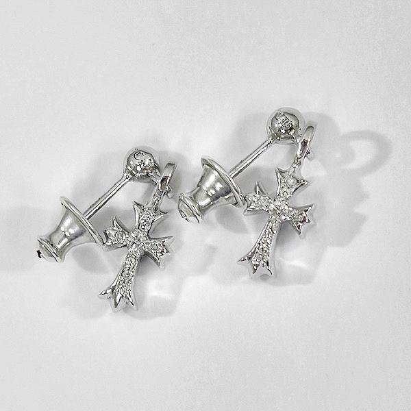 【付属品完備】CHROME HEARTS スタックCHクロス ドロップ ピアス CHROME HEARTS（クロムハーツ） ドロップ スタック CHクロス ピアス