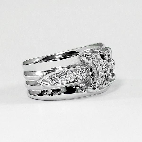 CHROME HEARTS クロムハーツ ダガーリング パヴェ ダイヤモンド 18号 ...