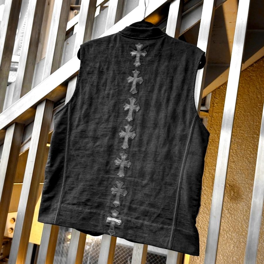 CHROME HEARTS キルティングベスト ダガー　パパベスト CHROME HEARTS（クロムハーツ） 【入手困難 / 超希少 / 激レア】CHROME