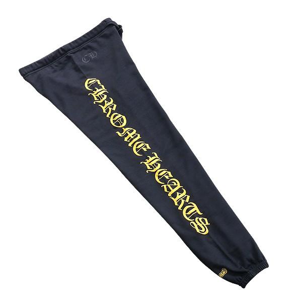 CHROME HEARTS クロムハーツ スウェットパンツ 黒 イエロー プリント M 
