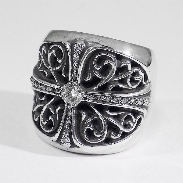 CHROME HEARTS クロムハーツ クラシックオーバル リング パヴェ CHROME HEARTS クロムハーツ クラシックオーバル リング パヴェ