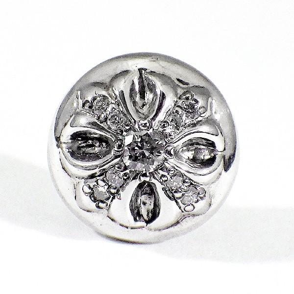 CHROME HEARTS クロスボールスタッドwithダイヤモンド クロムハーツクロスボールスタッドwithダイヤモンド（ピアス）|クロム