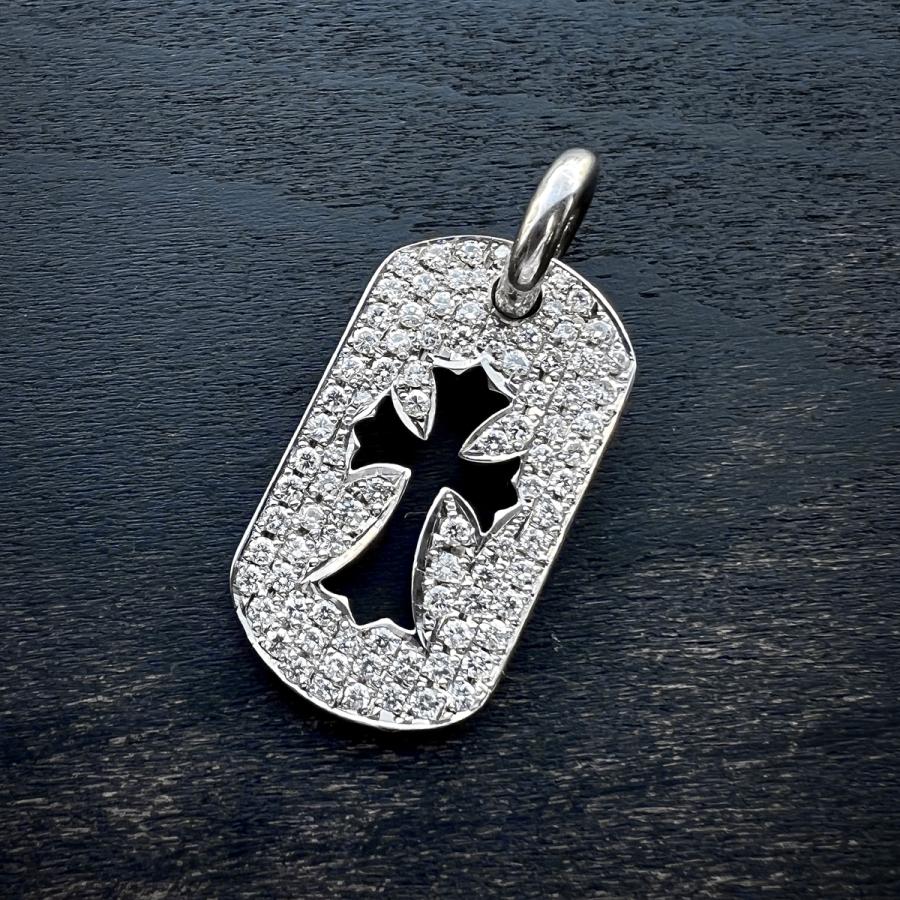CHROME HEARTS クロムハーツ カットアウトクロス ドッグタグ SM CHROME HEARTS クロムハーツ カットアウトクロス ドッグタグ SM