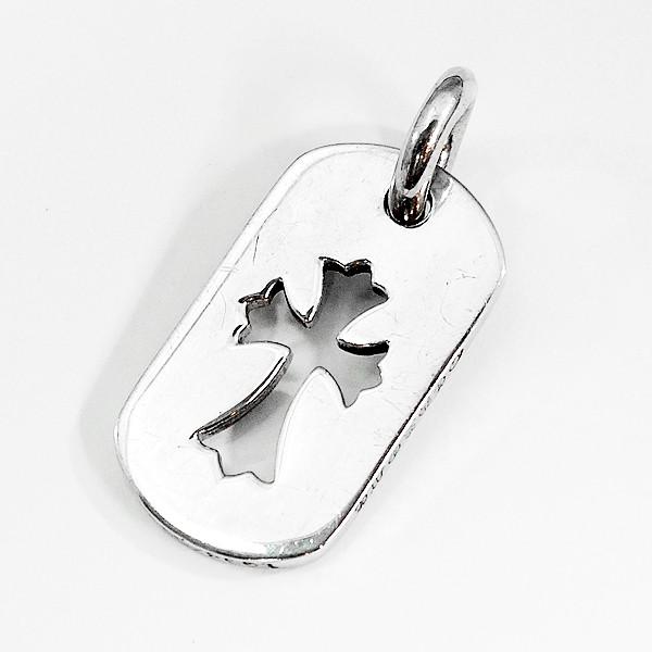 CHROME HEARTS クロムハーツ カットアウトクロス ドッグタグ SM CHROME HEARTS クロムハーツ カットアウトクロス ドッグタグ SM