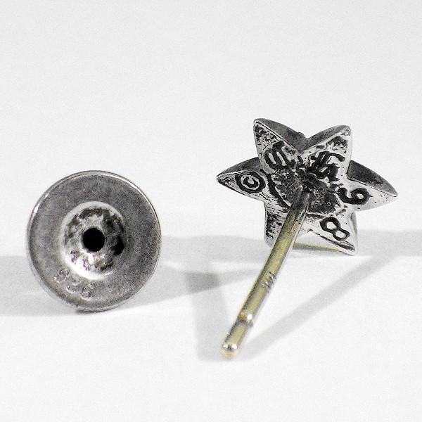 CHROME HEARTS クロムハーツ カットアウトスター スタッドピアス CHROME HEARTS クロムハーツ カットアウトスター スタッドピアス