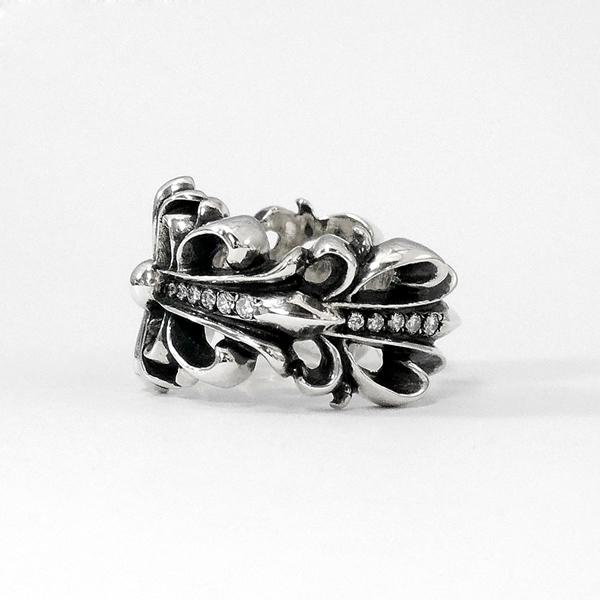 CHROME HEARTS 【希少】CHROME クロムハーツ ダブルフローラル CHROME HEARTS 【希少】CHROME クロムハーツ ダブルフローラル
