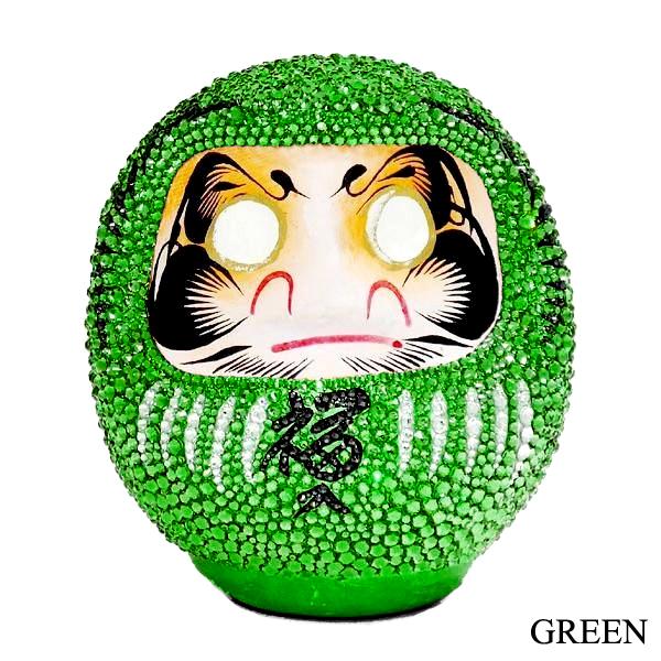 G-BALLER / ジーボーラー】ラインストーン ダルマ 銀 シルバー