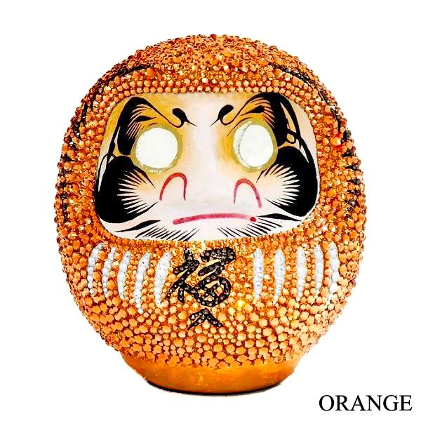 スワロフスキー ダルマ 銀 シルバー エンマーク おしゃれ 高崎だるま