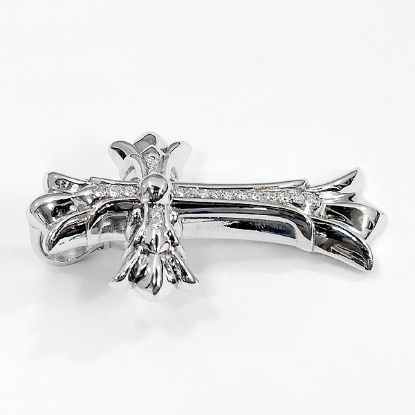 CHROME HEARTS（クロムハーツ） ダブルCHクロス SM パヴェ