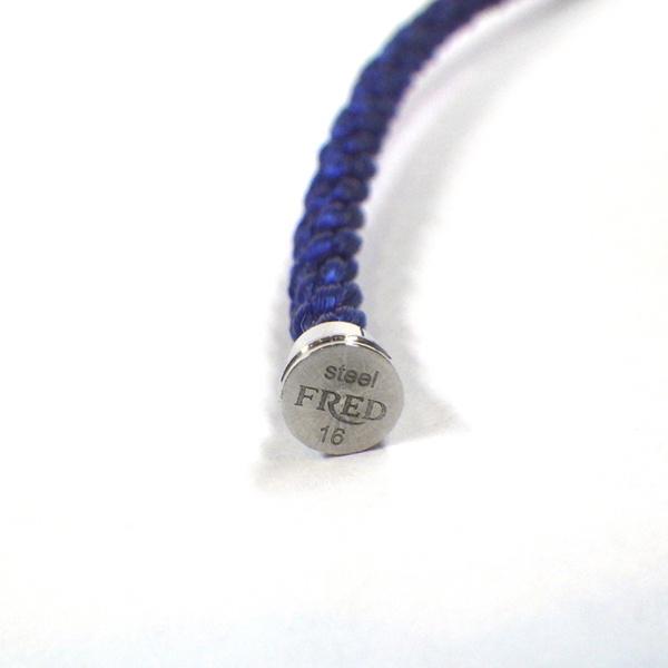 FRED ブルー ブレスレット フォース16 スティール ケーブル FRED - フレッド フォース10 ワイヤー ケーブル ブレスレット