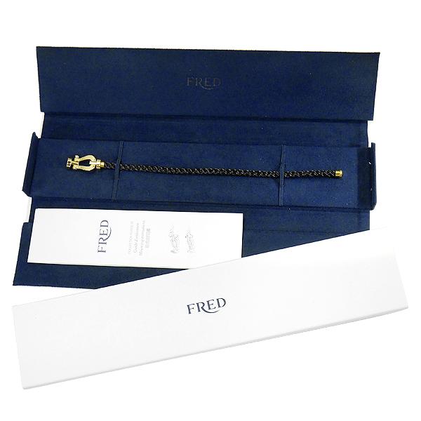 Fred 新品 未使用 FRED フレッド フォース10 ブレスレット YG イエロー  