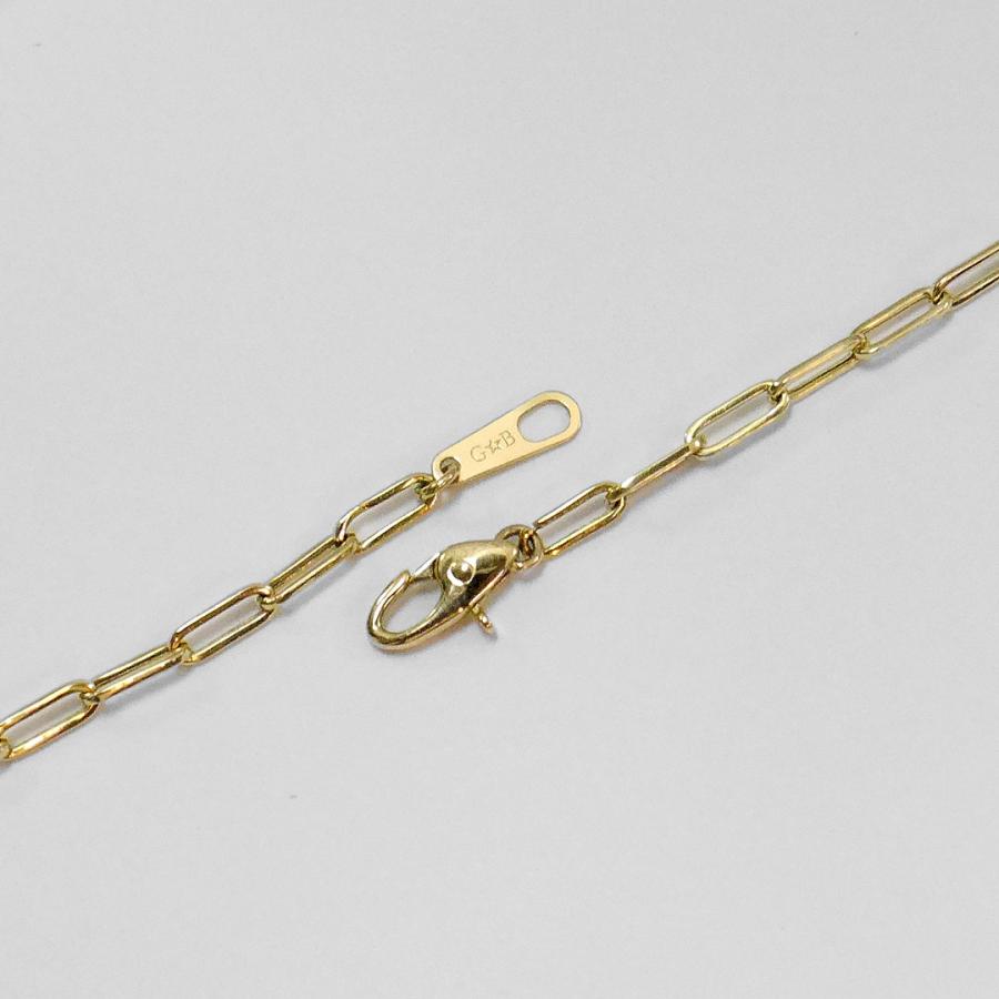 G-BALLER/ジーボーラー】K18 アンクレット クロス ダイヤモンド メンズ