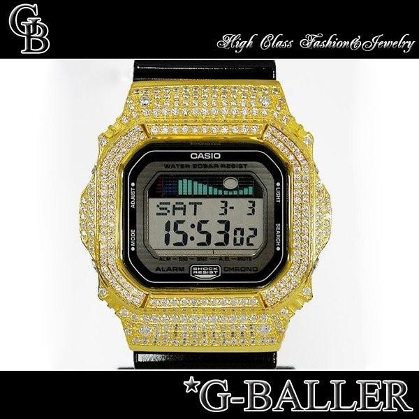 CASIO G-SHOCK GLX-5600 メタルカスタム MOD ゴールド Casio G-Shock DW5600 Mod Custom Metal Patterned Steel Gold