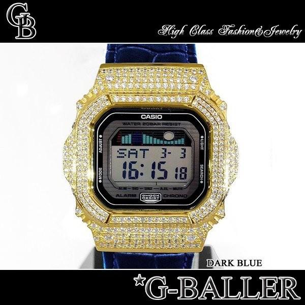 イ*】様 G-SHOCK 時計　カスタム G-SHOCK G-SHCOKカスタム GLX5600 レザーベルト カスタム G-BALLER正規