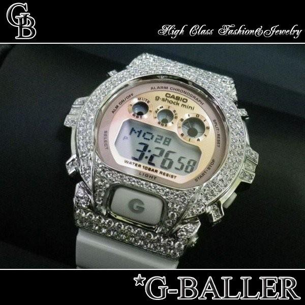 G-SHOCK G-SHOCKカスタム GMN-691 白 ピンクゴールド本体 カスタム