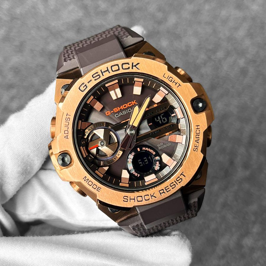 【激レア/国内正規/純正BOX/保証書/取説】カシオ G-SHOCK G-STEEL GST-B400 黒茶 ブラウンゴールド タフソーラー  Bluetooth モバイルリンク : gst-b400-23527 : ジュエリーささき X ジーボーラー ヤフー店 - 通販 -  Yahoo!ショッピング