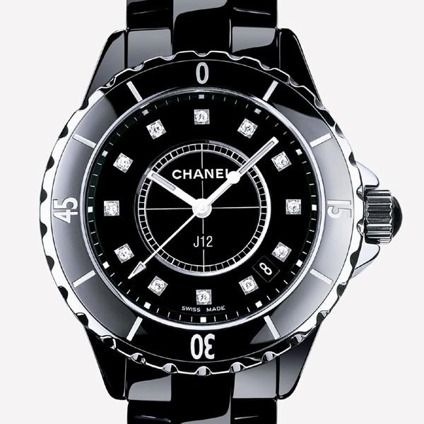 Chanel シャネル J12 レディース 12pダイヤ 33mm ブラックセラミック H1625 ダイヤモンド インデックス 黒 新品 未使用 H1625 ジュエリーささき 通販 Yahoo ショッピング