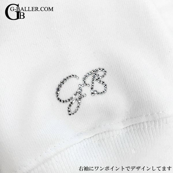 G-BALLER ジーボーラー】フルジップパーカー ラインストーン ハート