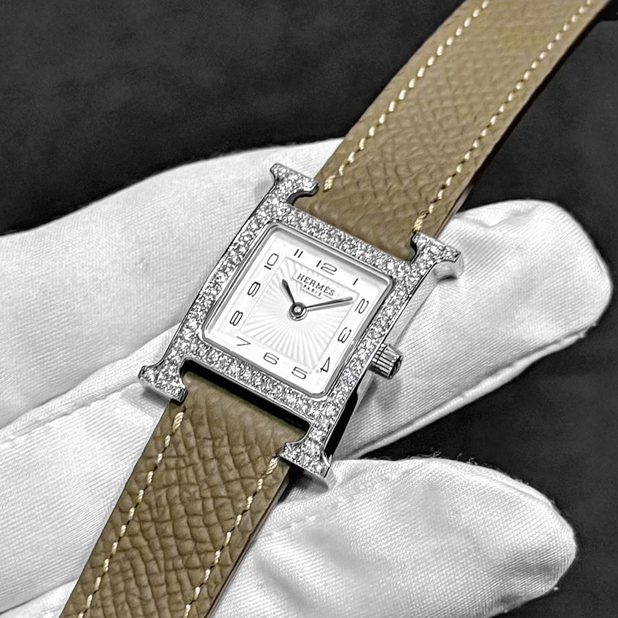 HERMES（エルメス） 【付属完備 / 新品レザーベルト】HERMES Hウォッチ 