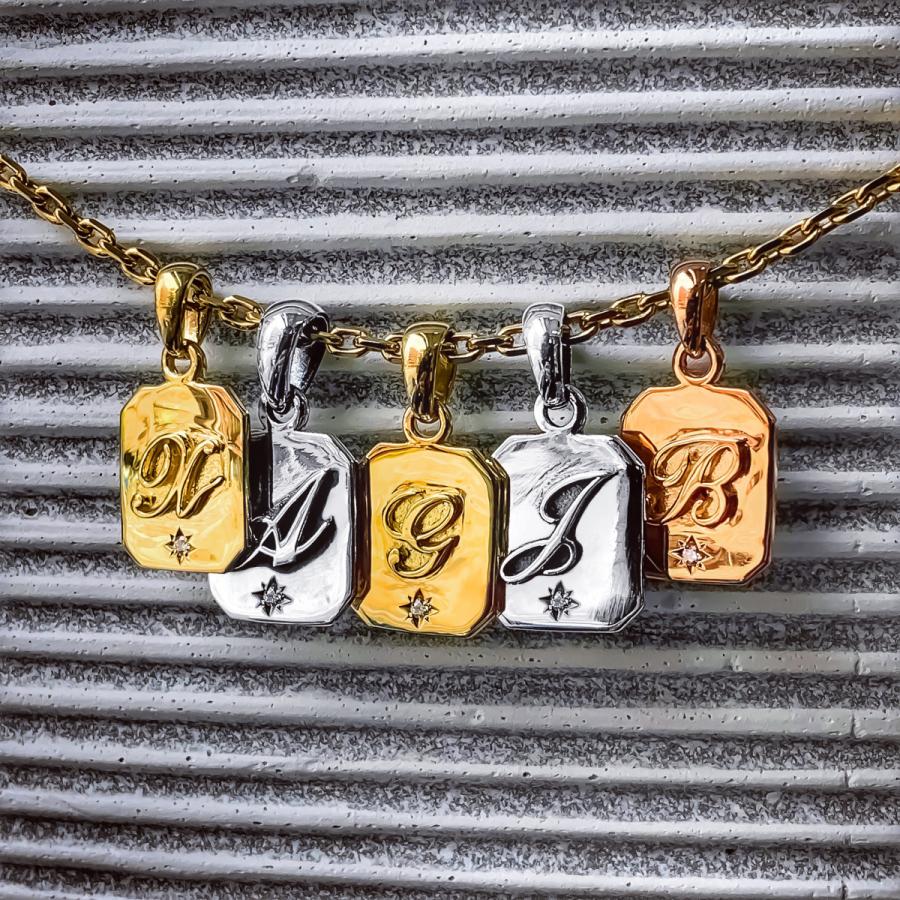 G-BALLER / ジーボーラー】K18 イニシャル チャーム ペンダント