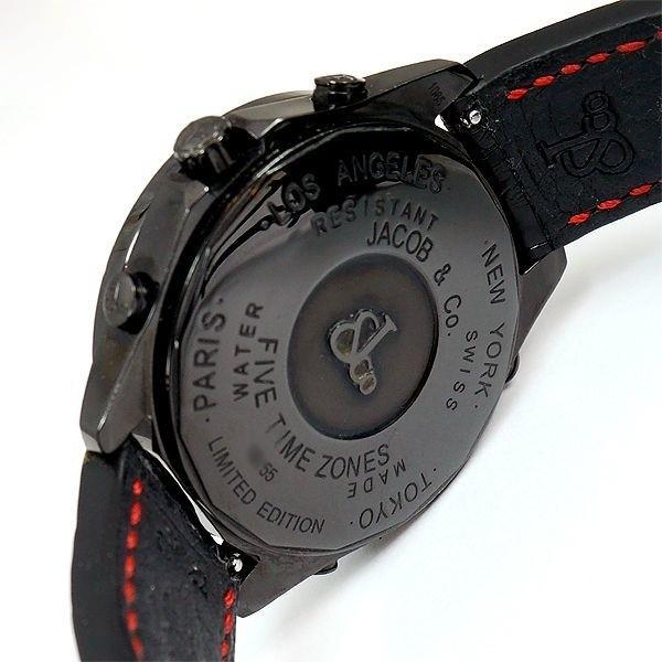 これでラスト‼️JACOB & CO. 47mmアナログ腕時計 ブラック これ