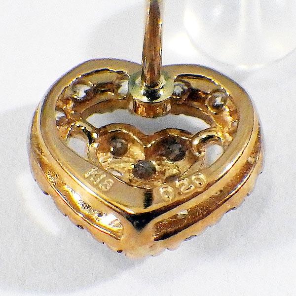 18金　ダイヤ　ハート型ピアス imgrc0084096744.jpg