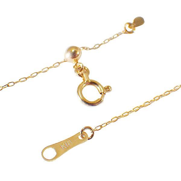 クローバー ネックレス 18金 天然 ダイヤモンド 0.31ct 四つ葉 K18