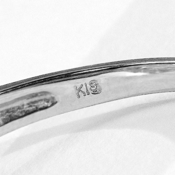 K18 WG 150 ct. . 34 g 天然 K18 WG ダイヤモンド リング パヴェ フラワー オーバル 18金 ホワイト
