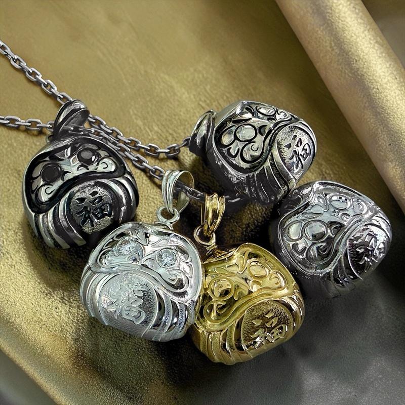 G-BALLER / ジーボーラー】K18 達磨 ペンダント トップ 18金 だるま