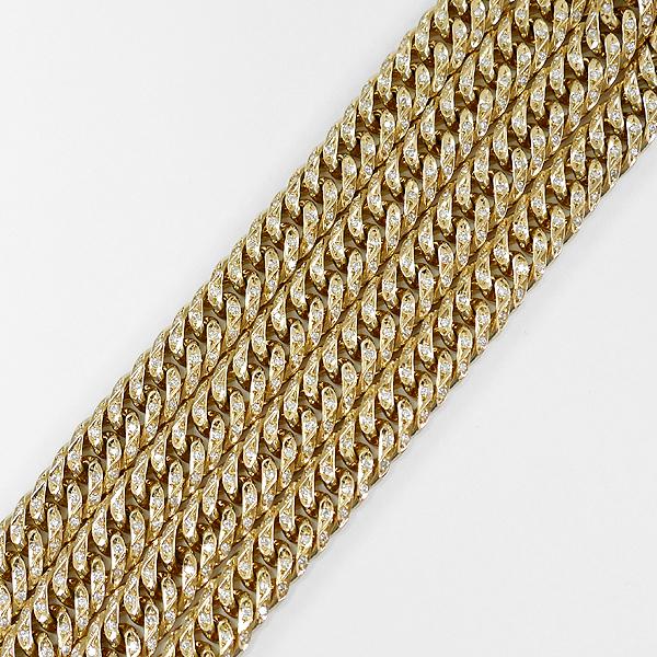 喜平ネックレス 18金 100g 60cm ダイヤモンド 喜平 6面 ダブル 喜平ネックレス 18金 100g 60cm ダイヤモンド 喜平 6面 ダブル