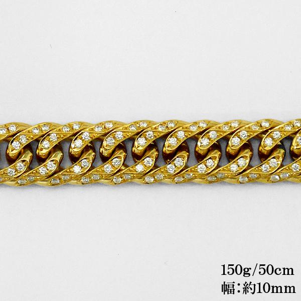 新品 18金 ネックレス ダイヤモンド 喜平 6面 ダブル ダイヤ K18 新品 18金 ネックレス ダイヤモンド 喜平 6面 ダブル ダイヤ K18