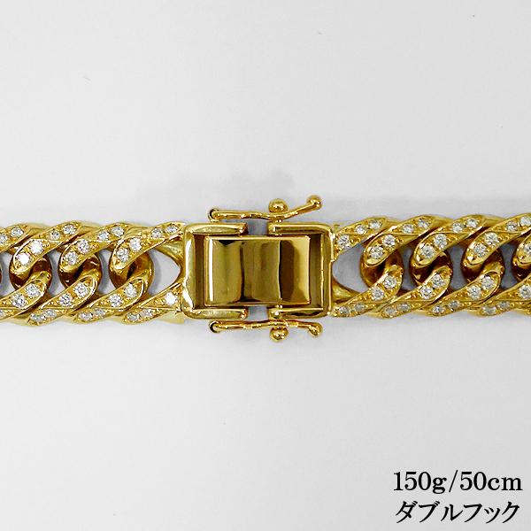 新品 18金 ネックレス ダイヤモンド 喜平 6面 ダブル ダイヤ K18 新品 18金 ネックレス ダイヤモンド 喜平 6面 ダブル ダイヤ K18