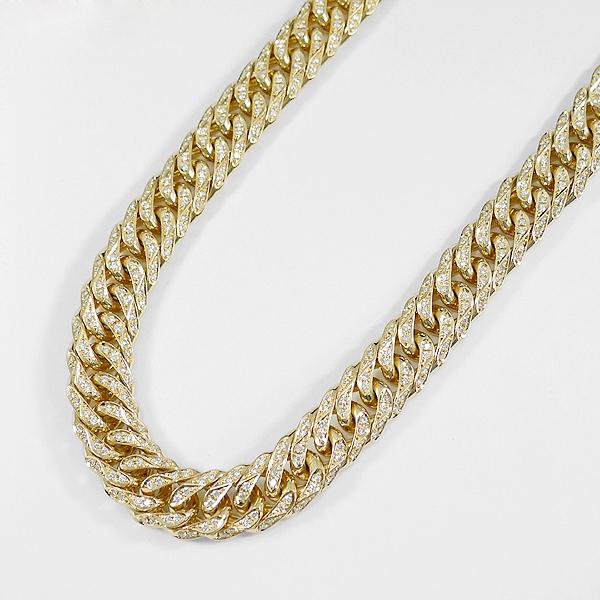 新品在庫】喜平チェーン ダイヤモンド ネックレス 18金 200g 60cm 天然 