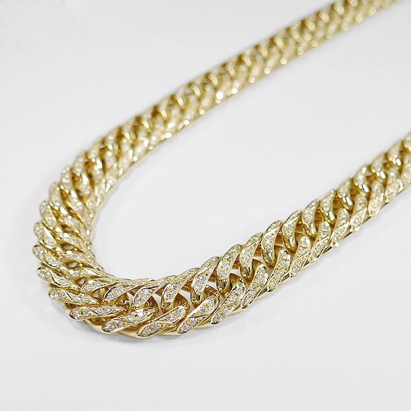 新品】喜平チェーン ダイヤモンド ネックレス 18金 200g 60cm 天然 
