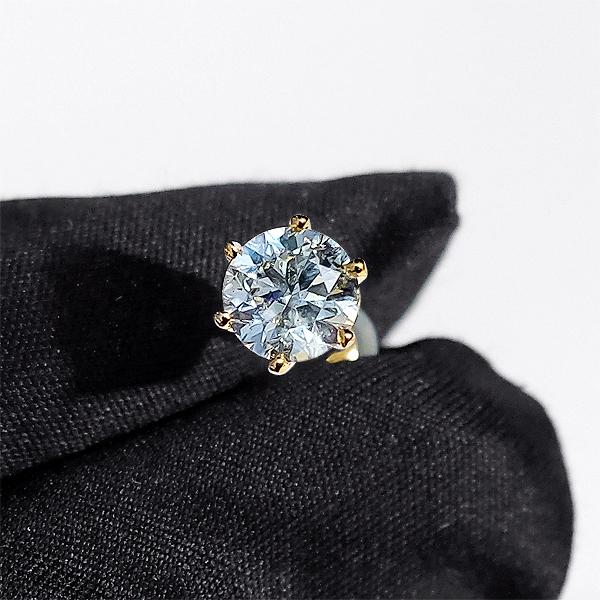 K18 ダイヤモンドピアス　1ct 1ct ダイヤ ピアス K18 ゴールド 1カラット ピアス 天然 VS