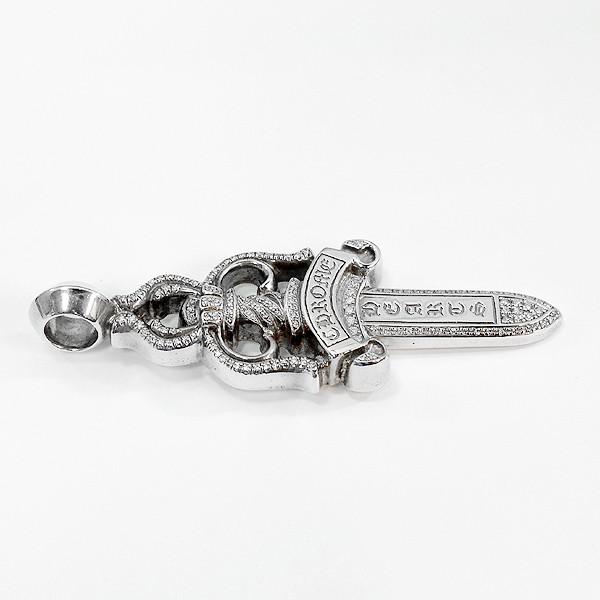 CHROME HEARTS クロムハーツ ラージ ダガー ペンダント パヴェ CHROME HEARTS クロムハーツ ラージ ダガー ペンダント パヴェ