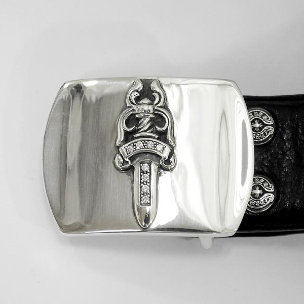 CHROME HEARTS クロムハーツ ミリタリーバックル ダガー ダイヤ CHROME HEARTS クロムハーツ ミリタリーバックル ダガー ダイヤ
