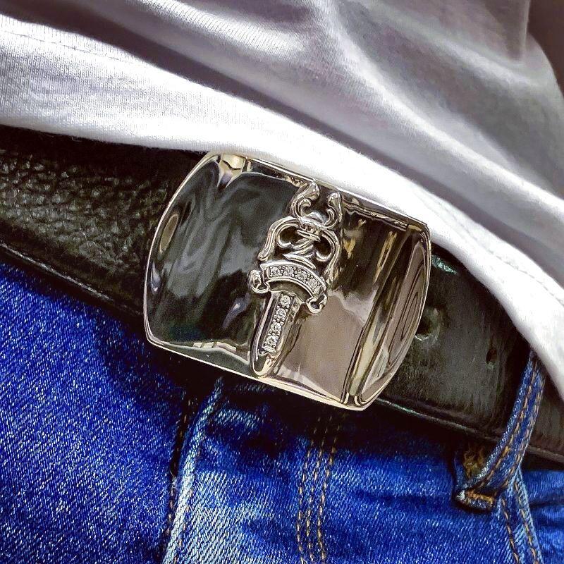 CHROME HEARTS クロムハーツ ミリタリーバックル ダガー ダイヤ CHROME HEARTS クロムハーツ ミリタリーバックル ダガー ダイヤ