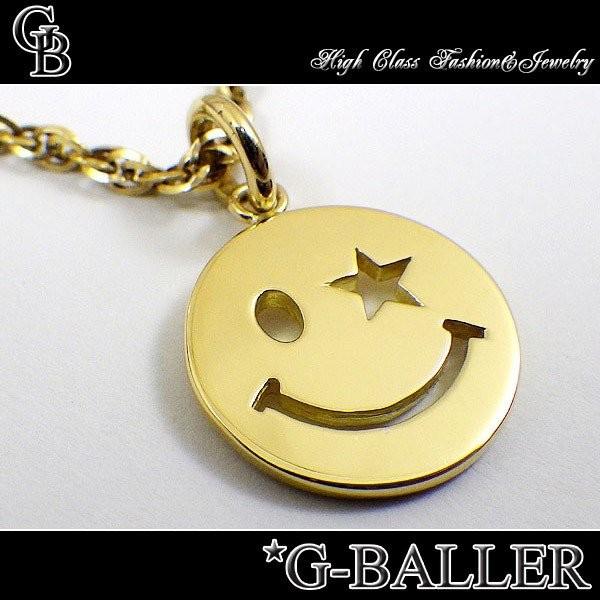 【G-BALLER / ジーボーラー】ニコちゃん ネックレス NICOSTAR ペンダント K18 イエローゴールドの画像