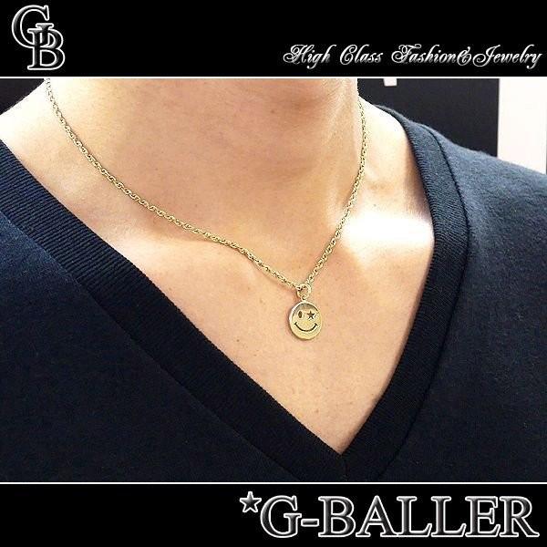 【G-BALLER / ジーボーラー】ニコちゃん ネックレス NICOSTAR ペンダント K18 イエローゴールドの画像
