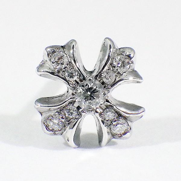CHROME HEARTS（クロムハーツ） NO2 CHプラス スタッドピアス パヴェ