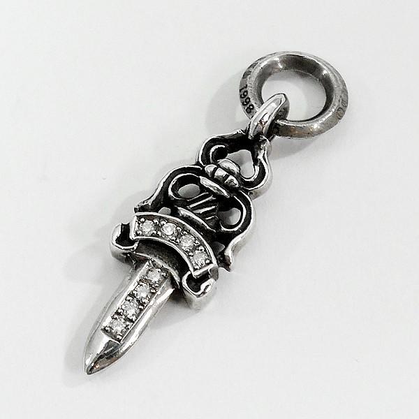 CHROME HEARTS クロムハーツ NO5ダガー チャーム ダイヤモンド インボイス原本付属 :no5-dagger-dia:ジュエリー