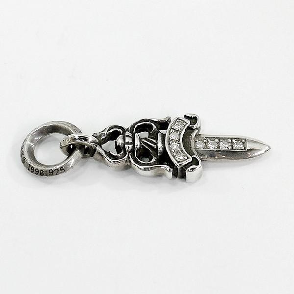 CHROME HEARTS クロムハーツ NO5ダガー チャーム ダイヤモンド イン