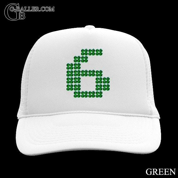 G-BALLER / ジーボーラー】ラインストーン キャップ 数字 ナンバー