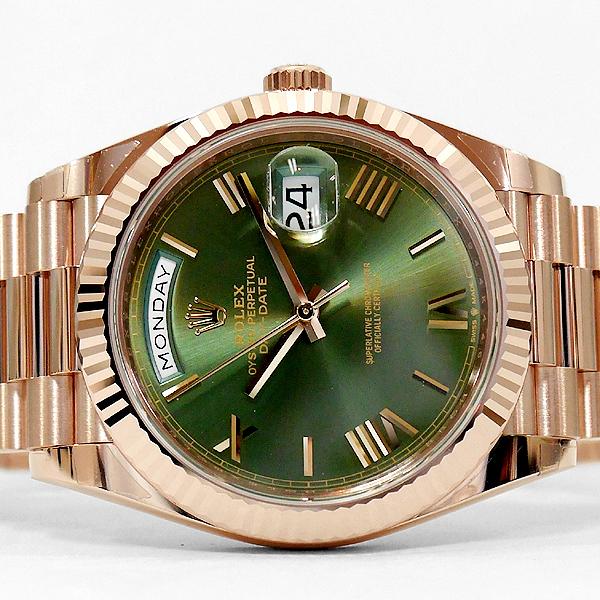 デイデイト 【新品】ROLEX ロレックス デイデイト40 228235 オリーブ