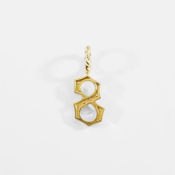 SJX DIAMOND NUMBER CHARM 「8」 K18 YG 6ZC0118 ダイヤ SJX DIAMOND NUMBER CHARM 「8」 K18 YG 6ZC0118 ダイヤ
